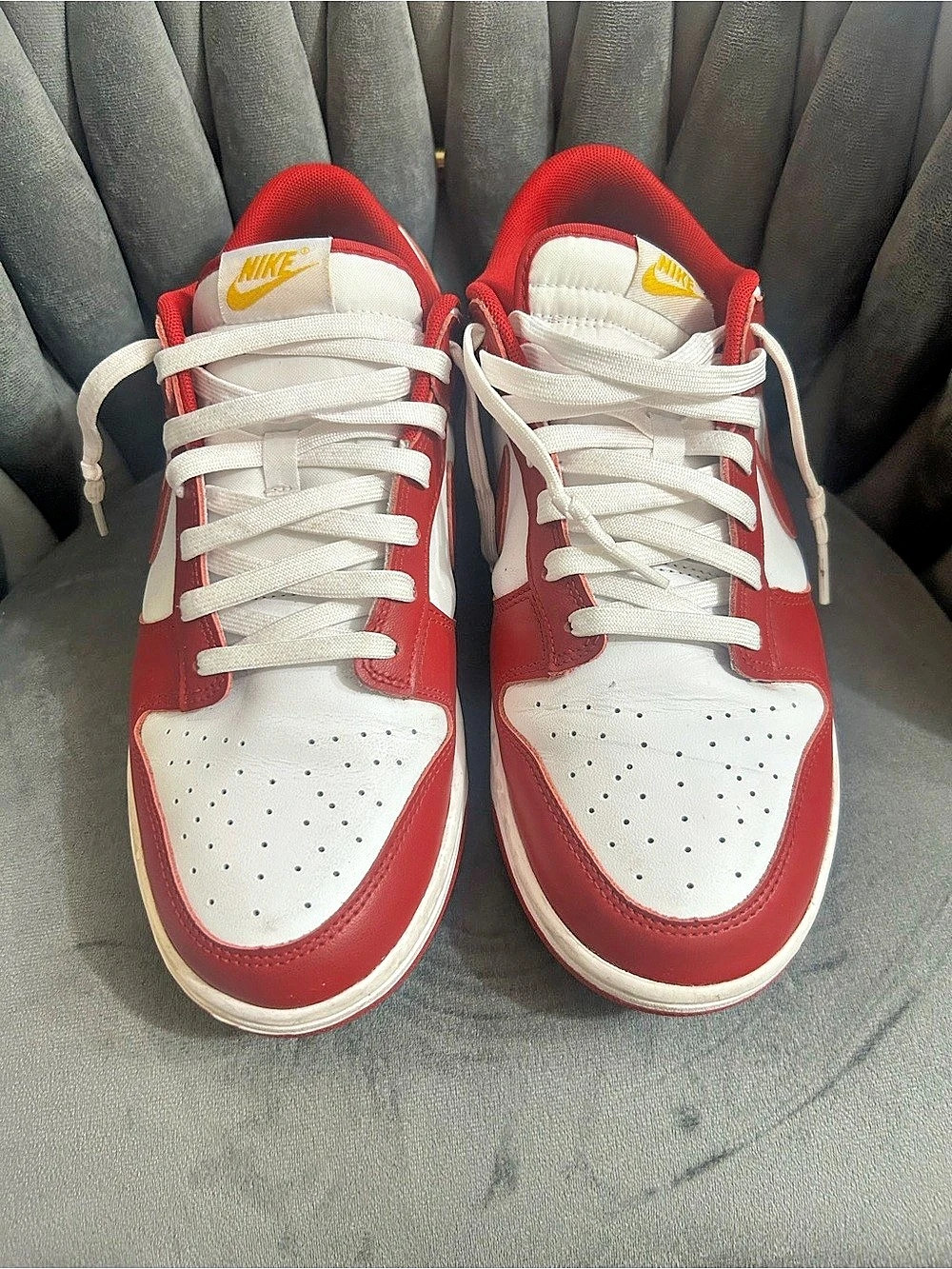 Nike Dunk Low Retro 'Gym Red' (USC) Red & White Sneakers